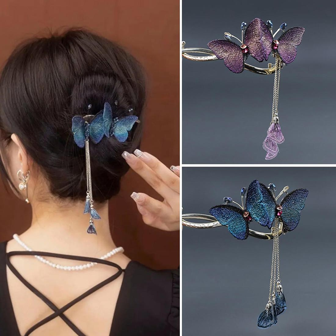 

1pc Hair Accessories, Shine Hair Clip, Women Hair Bun Maker Elegant Bun For Long Hair Hair Clips