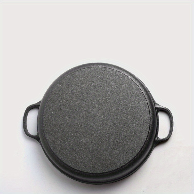 1pc   iron frying pan thickened cast iron pan iron pan induction cooker special gas stove suitable for old fashioned household non stick pan details 2