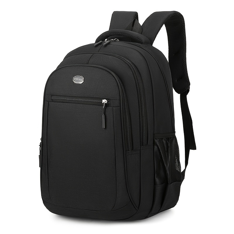Image of Large Capacity Backpack, Men's And Women' Computer Bag, Multi Pocket Wear-resistant Commuting Backpack, School Bags, And Is Suitable For 15.6-inch Laptops, For Gifts