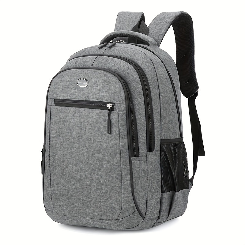 TEMU Large Capacity Backpack, Men's And Women' Computer Bag, Multi Pocket Wear-resistant Commuting Backpack, School Bags, And Is Suitable For