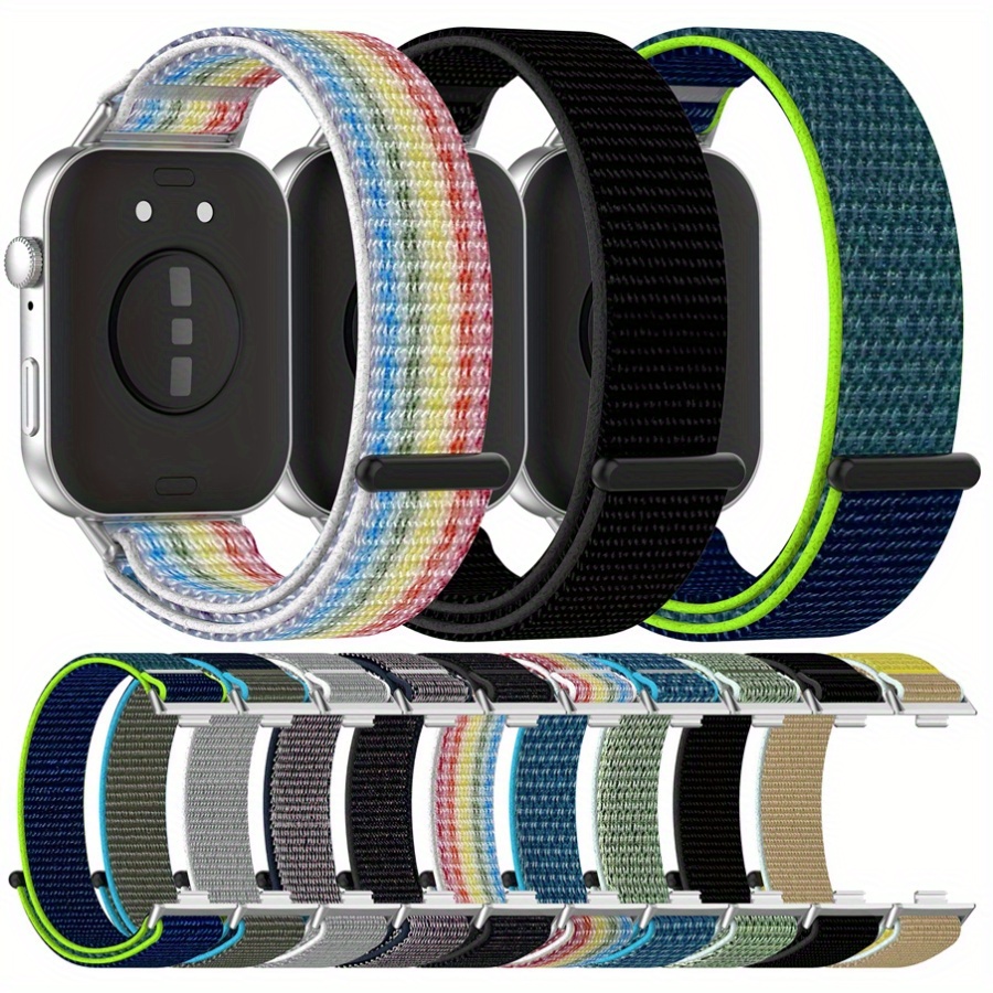 

Huawei Fit3 Smartwatch Nylon Loop Strap With Hook-and-loop Fastener Closure - Durable, Non-waterproof