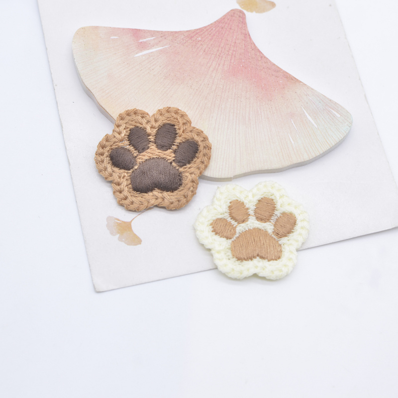 Image of 10pcs Cartoon Wool Applique For Diy Clothes Hat Shoes Sewing Patches Headwear Hair Loop Clips Decor Accessories