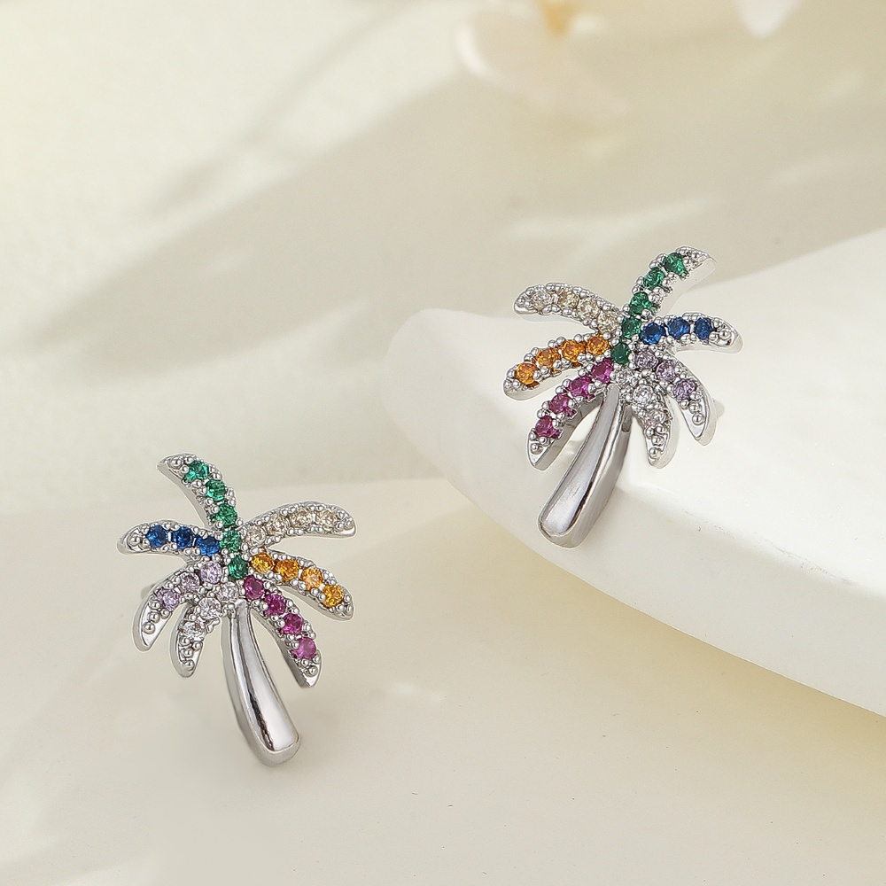 TEMU A Pair Of High-end Colorful Christmas Earrings For Women Christmas Gifts With Random Colors