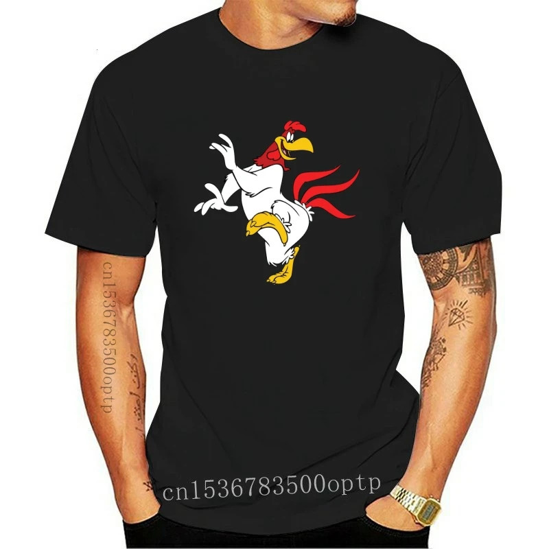 

Mens Clothes New Popular Leghorn Series Men Black T Shirt Size S 4xl