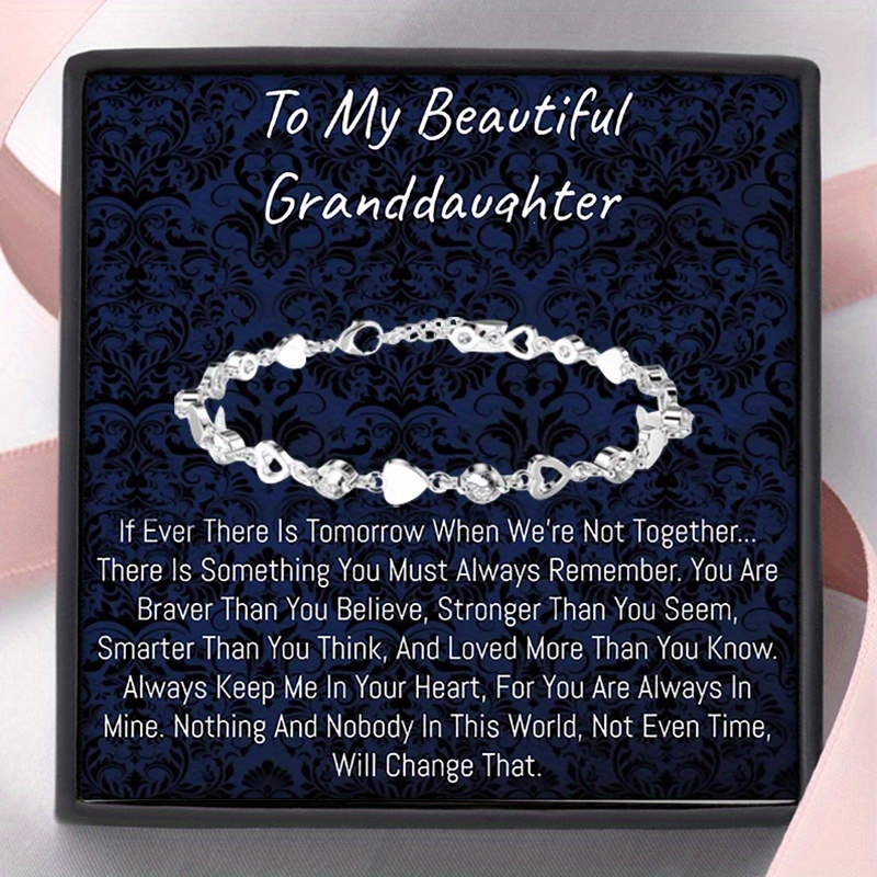 

To My Beautiful Granddaughter Bracelet, Granddaughter Birthday Gifts, Gift For Granddaughter, Granddaughter Birthday Gift For Girls