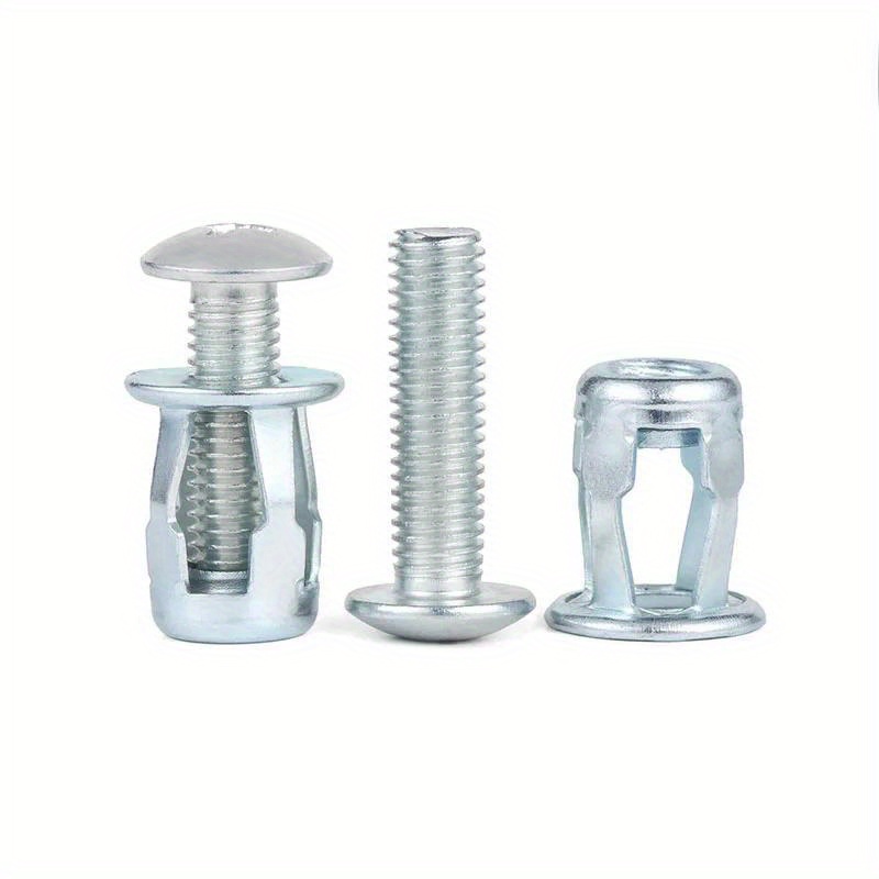 50 piezas de tuerca Jack, tornillo de pétalo, anclaje, tapón de expansión, clip de expansión para cortinas, tuerca remachada, tornillo para automóvil en lámina de hierro hueca, lámpara de extensión, perno de anclaje, tuerca de seguridad, tornillo de hierro, tuerca de montaje, kit y dispositivo de fijación