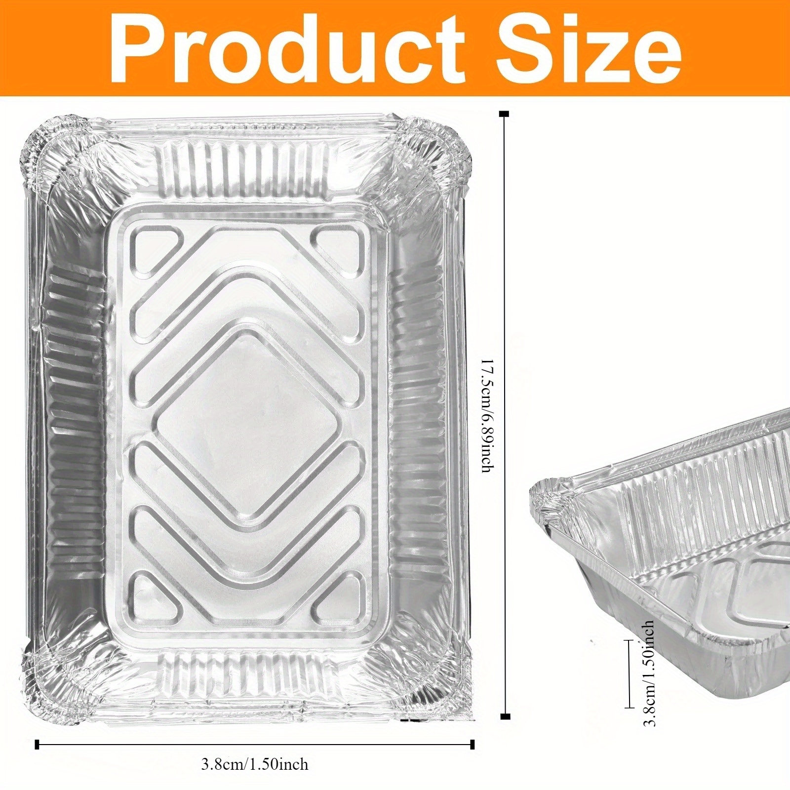 Disposable aluminum baking pans best sale