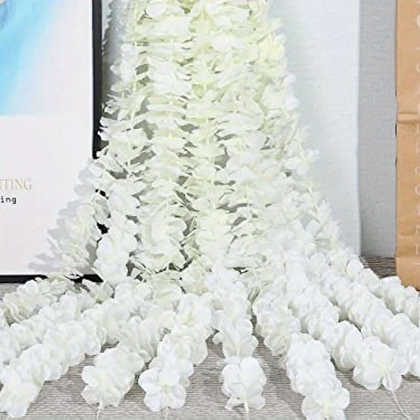 

12pcs Artificial Flowers Wisteria Garland Flower Hydrangea Flowers For Home Decor Party Wedding Garden Decoration Party Birthday, Valentine's Day, Mother's Day Gift