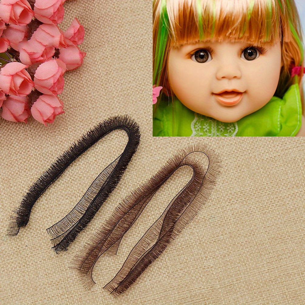 

4pcs Diy Doll Accessories - Plastic False Eyelashes For & Toy