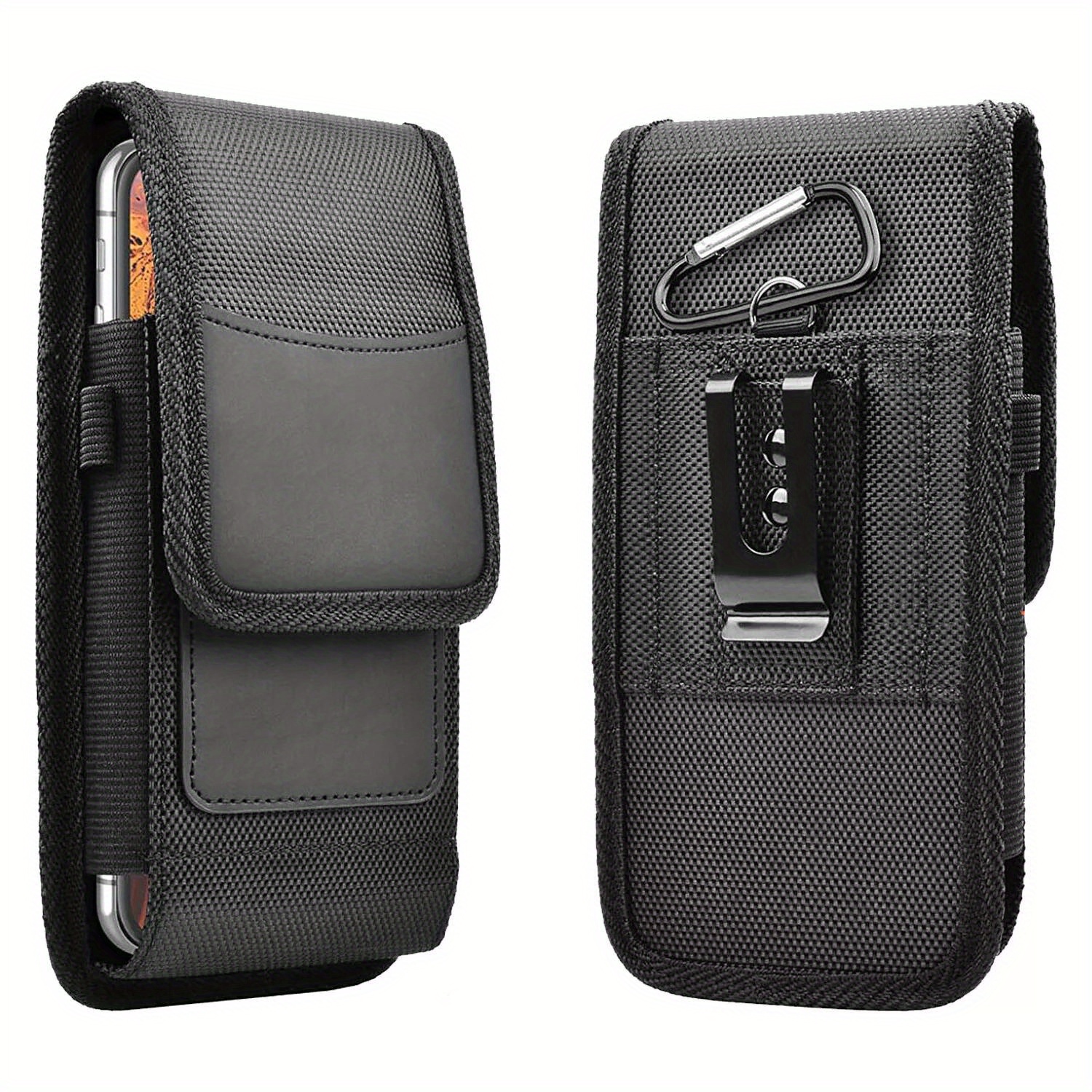 

Universal Cell Phone Belt Clip Pouch Holster With Card Slot Case For 5.5 - 6.9 Inch Cell Phones