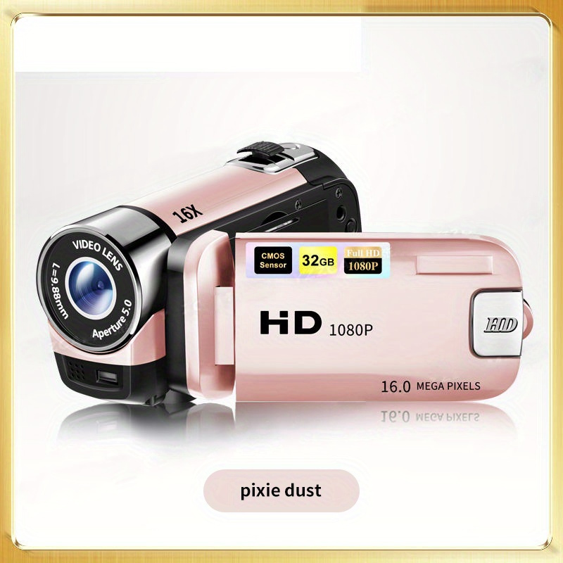 1080p hd digital camera with 16x zoom 270 rotating screen built in battery perfect for photos videos details 7