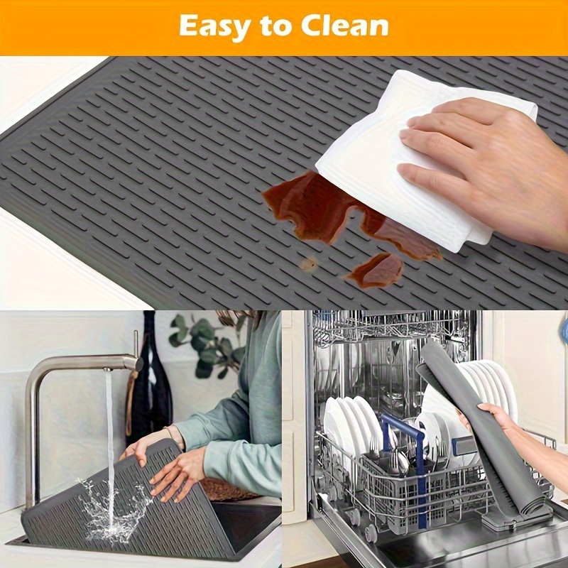 silicone cutting board for kitchen food contact   resistant electric stove top protector mat scratch prevention for ceramic glass   multipurpose countertop cover 1pc details 6