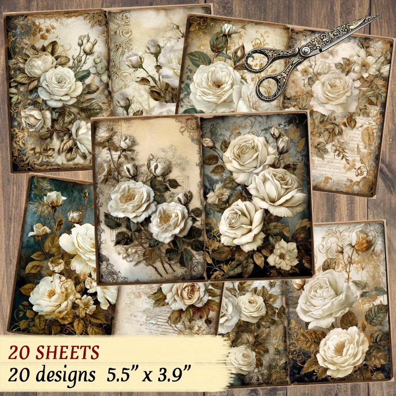 

[etori] 20sheets , A6 Size , Unique Pattern , Is An Decoration For Diy , Diaries, Calendar