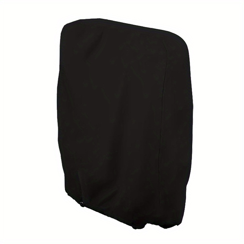 TEMU 210d Oxford Fabric Folding Chair Cover - Outdoor Chair Protector With Drawstring Closure, Outdoor Chair Covers, Garden Furniture, Garden