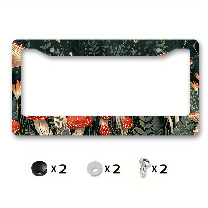 

Decorative Metal Frame - , - Car Tag - Universal Frame Mounting Accessories (1pc, 6.3" X 12.2")