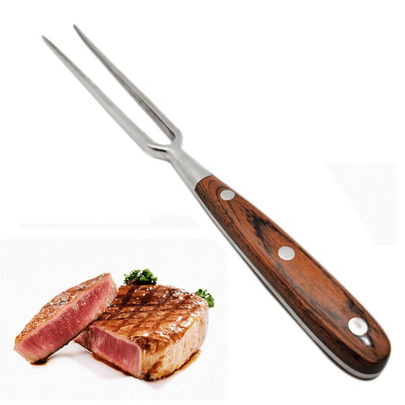 

à viande en acier inoxydable, outil de cuisson et de découpe de barbecue sûr pour les contacts alimentaires, gadget de cuisine pour les rôtis et la grillade