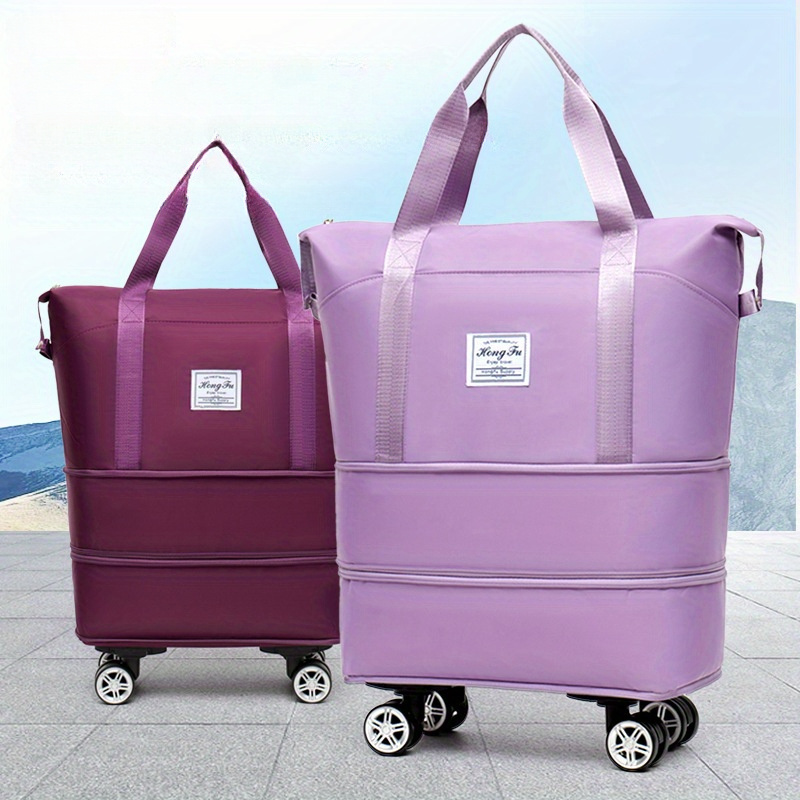 

Large-capacity Luggage Bag Double-layer Expandable Storage Luggage Bag Short Distance Maternity Students Start School Universal Wheel Travel Bag