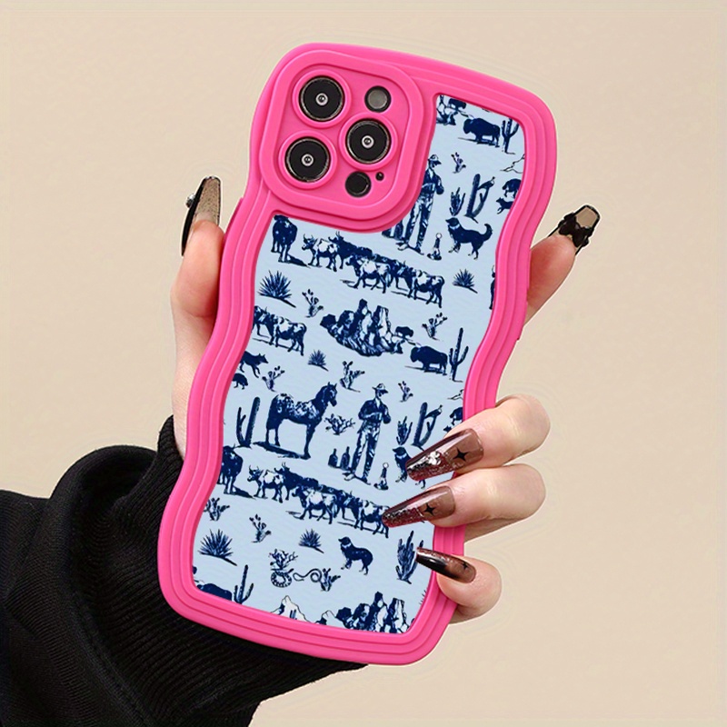 

Map Pattern Phone For /15/14/13/12/11 /xr/xs Max/x/8/7 /2020 Se - Shockproof, , - For Men, Women, And
