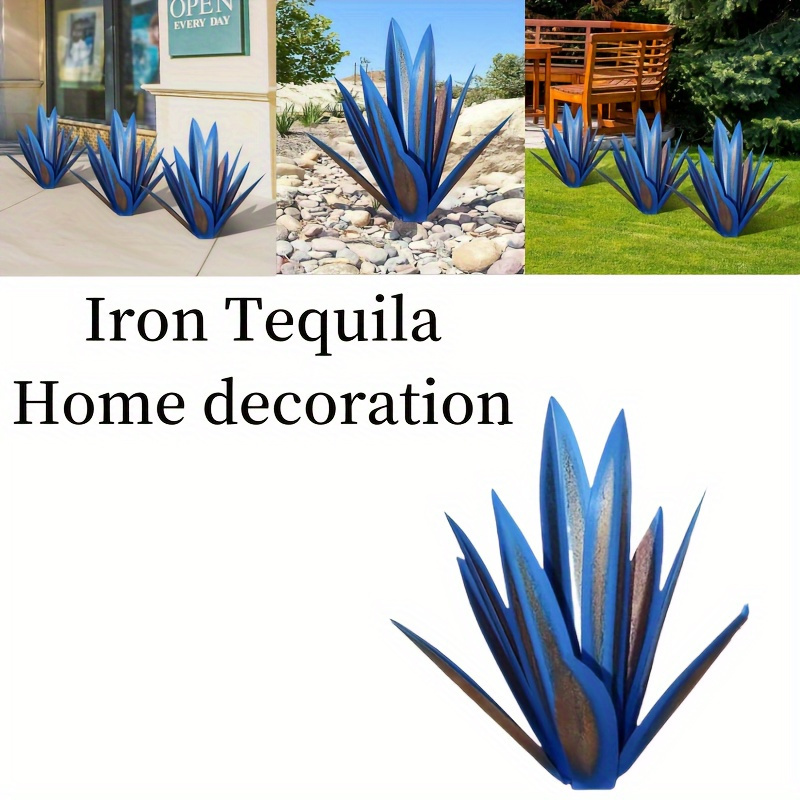 

Metal Statue, Simulated Flower, Iron Decoration, Metal Simulated Agave, Agave Statue, Garden Landscape Decoration, Rural Courtyard Art Sculpture, Suitable For Garden, Lawn, And Courtyard Decoration