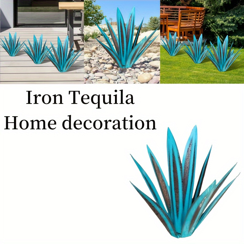 

Metal Statue, Simulated Flower, Iron Decoration, Metal Simulated Agave, Agave Statue, Garden Landscape Decoration, Rural Courtyard Art Sculpture, Suitable For Garden, Lawn, And Courtyard Decoration