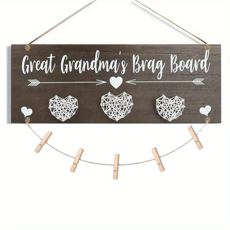 

- Wooden Photo Holder For Grandma & Great Grandma, Birthday, Thanksgiving & Christmas Decor