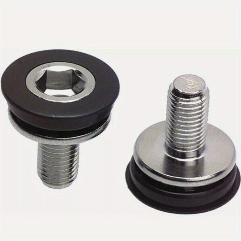 stainless crank arm bolts integrated dust cap m8 Temu