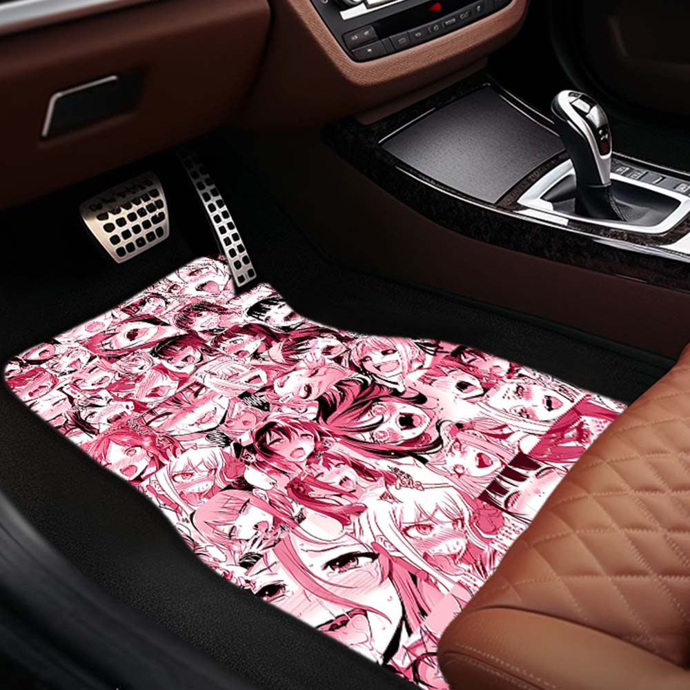 anime car floor mats sold on Temu United States
