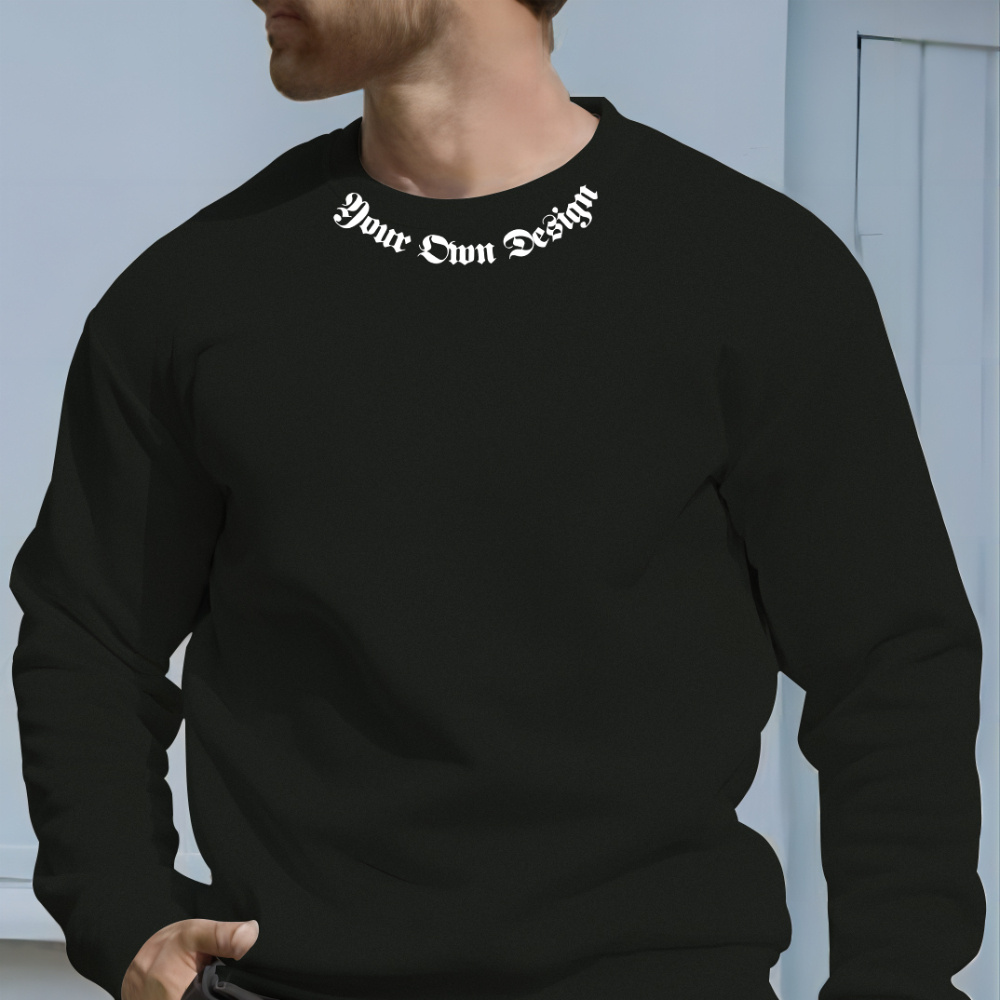 

Lettres spéciales Imprimer Mode Homme Pullover Col Rond Manches Longues Sweat-shirt Ample Décontracté Haut Pour Printemps Automne Vêtements Homme Comme Cadeaux Loisirs Vacances