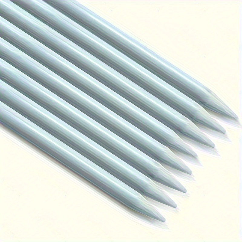 

50pcs 3/8'' X 6' Heavy-duty White Fiberglass Fiber Stakes For Gardening, Landscaping, And Outdoor Decorations - Durable, Weather-resistant, And Easy To Install