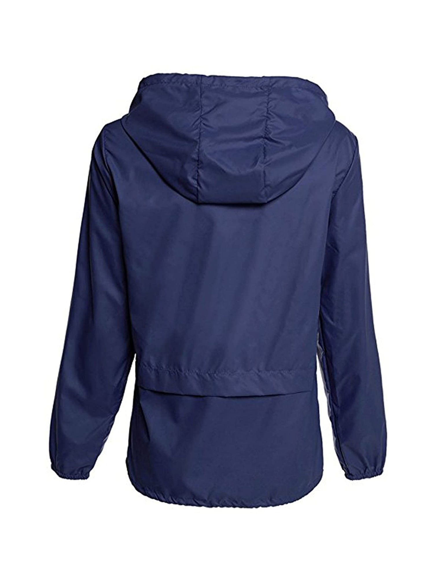 veste de pluie packable pour femmes, coupe-vent à capuche avec de