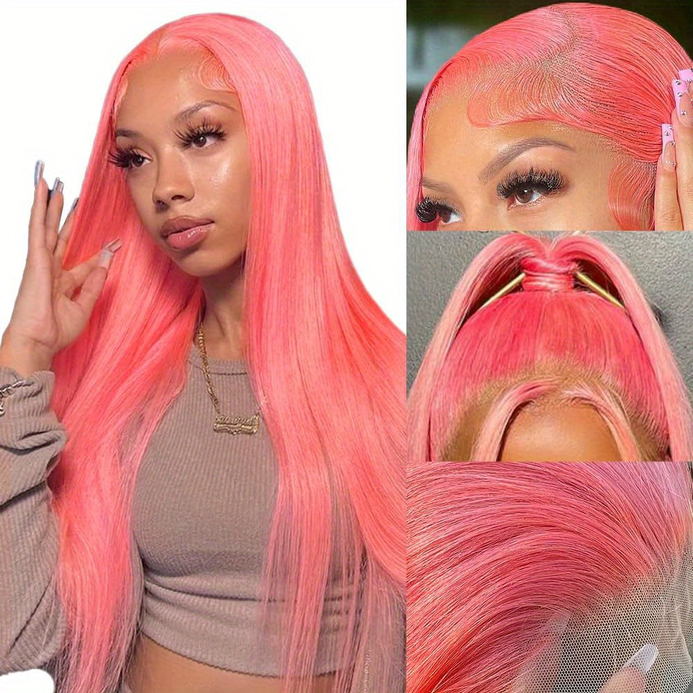 

Front Wig Human Hair For Women 13x4 Hd Lace Frontal Wig Brazilian Colored Straight Lace Front Wigs