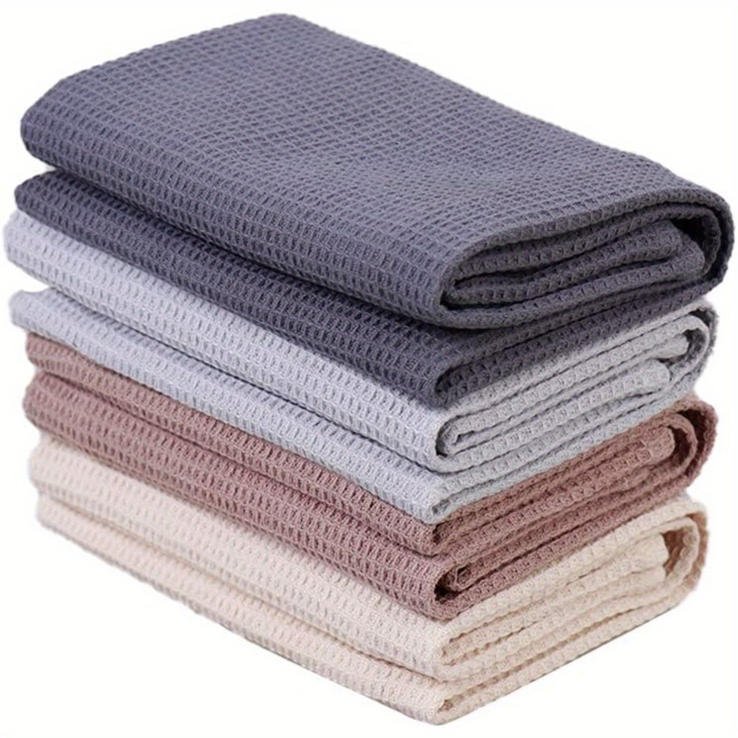 

Dish Towel Set, Bath Towel Set, 100% Cotton Waffle Weave Kitchen Towels 4 Pieces, Super Absorbent (17 X 25 Inches, Set Of 4)