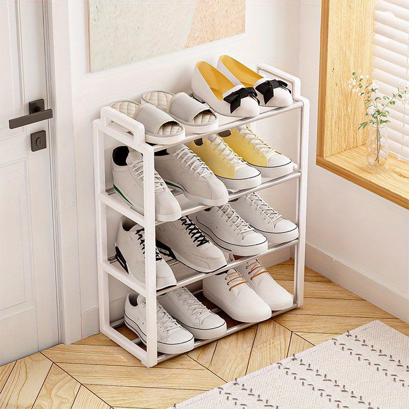 

Multi-tier Shoe Rack Organizer, Space-saving Storage Shelf For Bedroom Living Room, Unscented, No Battery Required, Power-free Operation