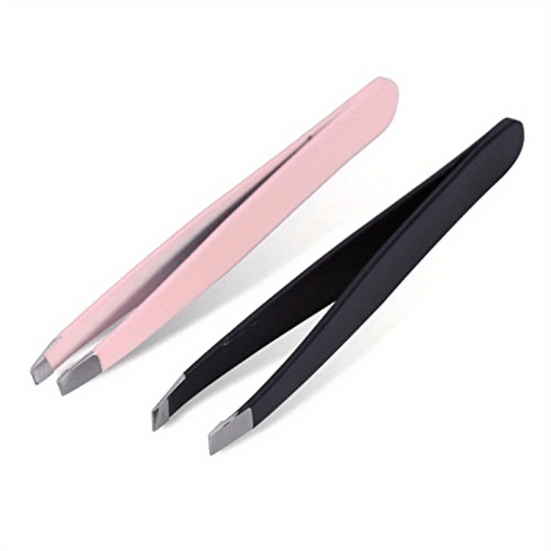 

Precision Stainless Steel Eyebrow Tweezers - Ergonomic, Rust-resistant For Removal & Shaping At Home