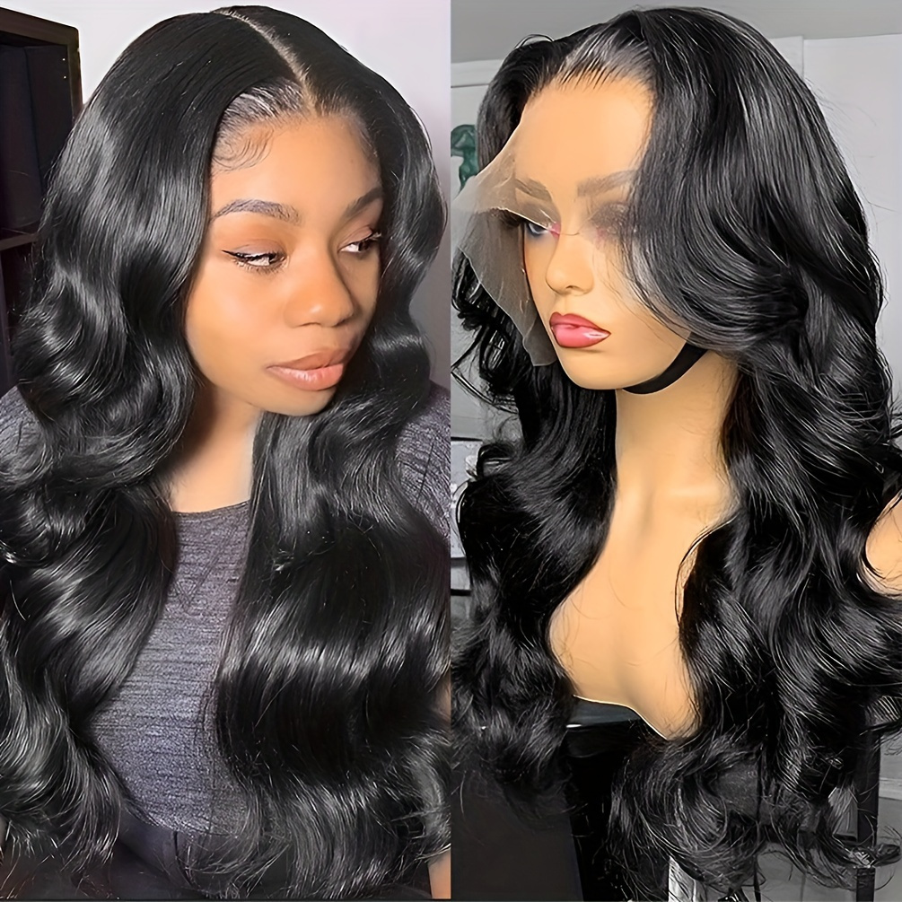 

13x4 Body Wave Lace Front Wigs Human Hair Pre Plucked With Baby Hair 250 Density Glueless Hd Transparent Lace Frontal Wigs Human Hair Wigs For Women Human Hair
