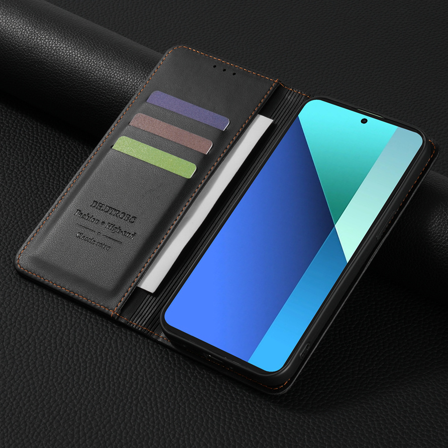 Husă pentru telefon: Portofel de înaltă calitate cu slot pentru card, suport, magnet puternic, flip din piele artificială pentru Xiaomi Redmi Note 13 Pro+ 12S 11 Pro 11S 10 9 Pro 8T 7 Redmi 13C 12 12C 10C 9A 9C 9T Xiaomi 13T 11T Poco X6 C65 M6 Pro X5 M5s M3 Pro, husă de protecție rezistentă la