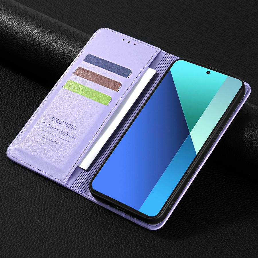 Husă pentru telefon: Portofel de înaltă calitate cu slot pentru card, suport, magnet puternic, flip din piele artificială pentru Xiaomi Redmi Note 13 Pro+ 12S 11 Pro 11S 10 9 Pro 8T 7 Redmi 13C 12 12C 10C 9A 9C 9T Xiaomi 13T 11T Poco X6 C65 M6 Pro X5 M5s M3 Pro, husă de protecție rezistentă la