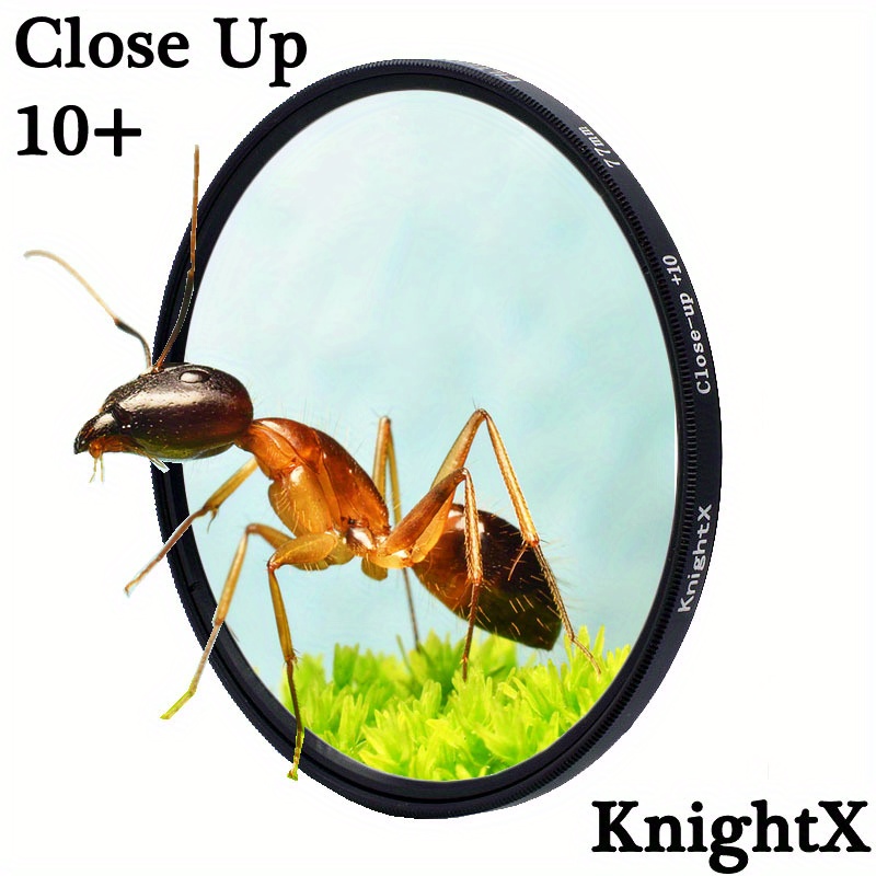 

Knightx Macro Lens Filter +10, 58mm, For , , Cameras - Glass Material, Waterproof