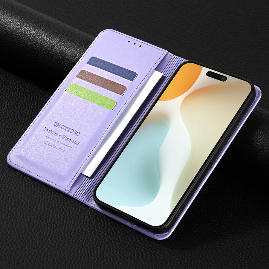 [Popular Choice] Wallet High-quality with Card Slot Kickstand Strong Magnetic Flip Artificial leather Case for iPhone 15 Pro Max 15 Plus 14 Pro Max 13 Mini 12 11 X XS XR XS Max SE 2022 SE 2020 8 7 6 6s Plus Business Shockproof Protective Cover
