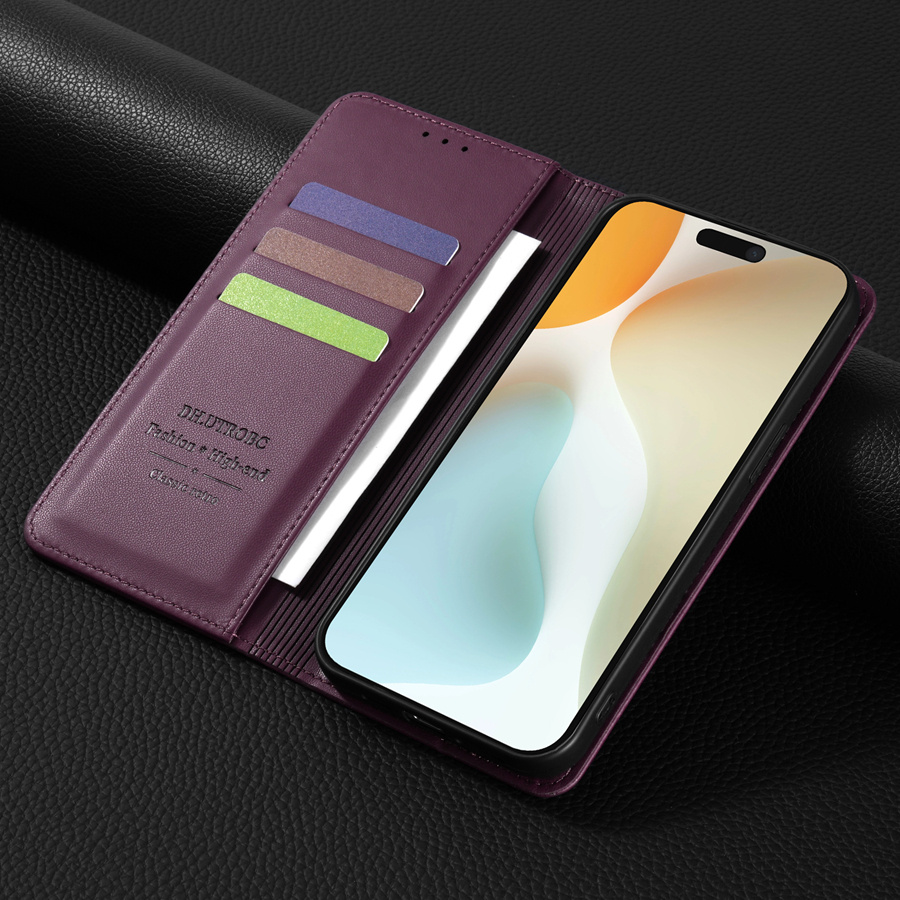 [Popular Choice] Wallet High-quality with Card Slot Kickstand Strong Magnetic Flip Artificial leather Case for iPhone 15 Pro Max 15 Plus 14 Pro Max 13 Mini 12 11 X XS XR XS Max SE 2022 SE 2020 8 7 6 6s Plus Business Shockproof Protective Cover