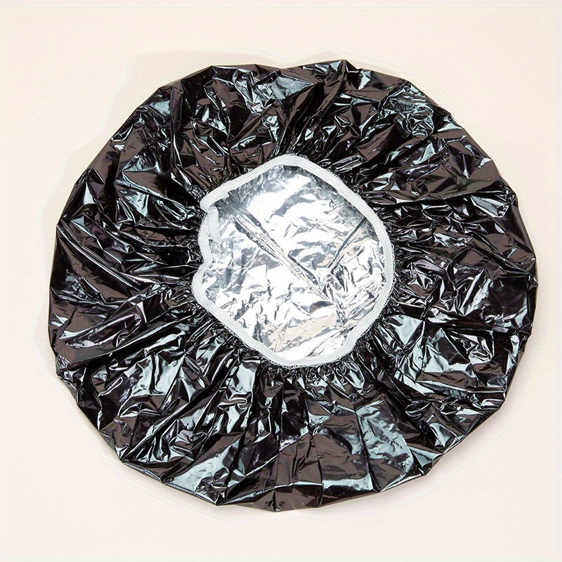 Wanmei 1pc / 6pcs Aluminum Foil Hair Mask Cap, Hair Baking Oil Cap, Hair Care Cap, Shower Cap