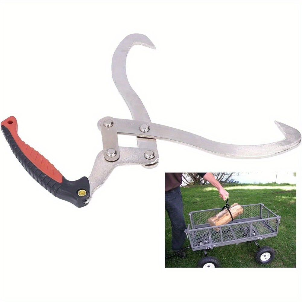 

Timber Claw Hook, Log Lifting Tongs Heavy Duty Grapple Timber Claw, Lumber Skidding Tongs Grabber For Garden Wood Handling