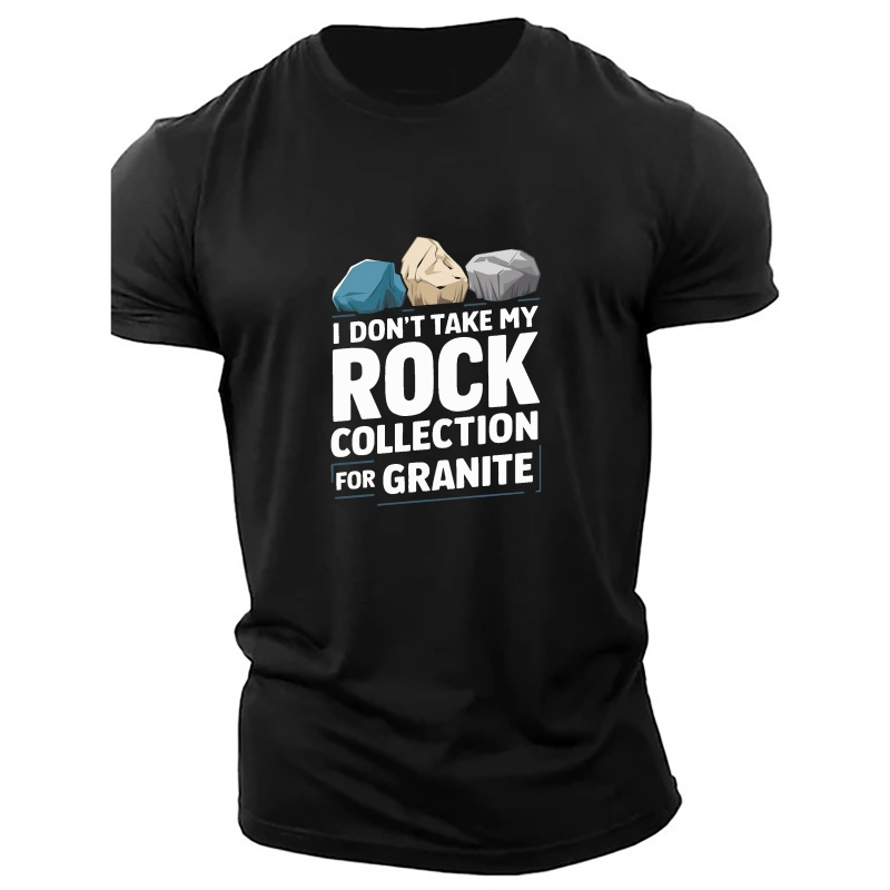 

Big & Tall Men's Summer T-shirt - Rock Collection Graphic, Casual Short Sleeve Tee, Breathable Polyester, Machine Washable, Plus Size