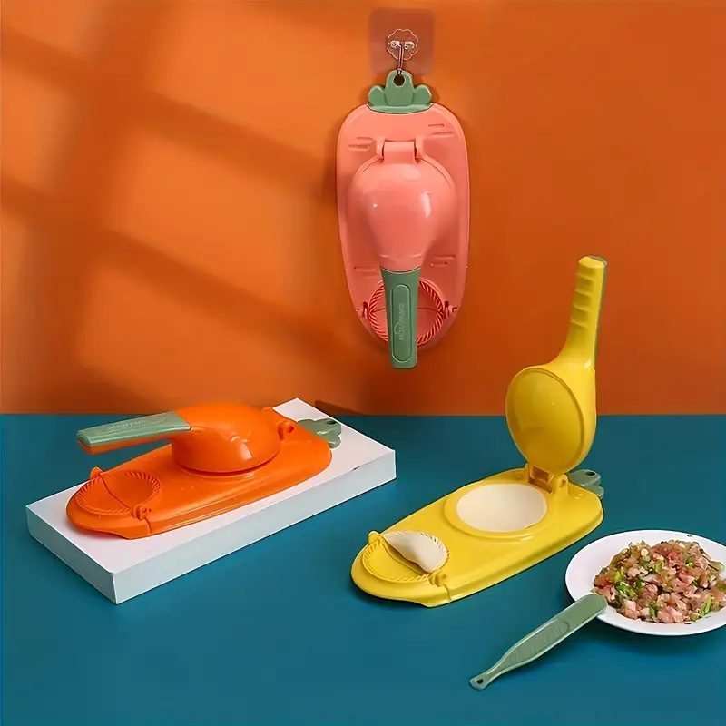 multi purpose dumpling press mold set 2 in 1 kitchen gadget for empanadas calzones and gyoza food safe polypropylene dumpling skin maker and dough press versatile cooking accessory for home and restaurant details 6