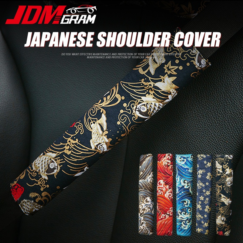 

Car Seat Belt Cover - Jdm Shoulder Pad Safety Protector Cushion, Linen Material, Front Location, Auto Interior Accessory, Seatbelt Strap Cover