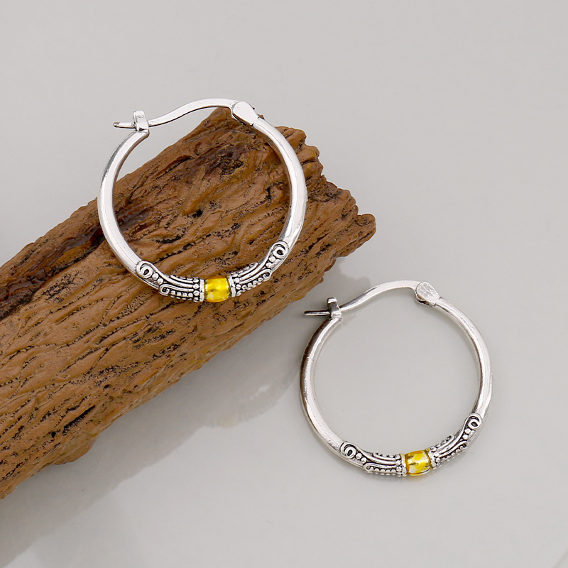 

Hoop Earrings - Lightweight Jewelry - Eternal Retro Design - Perfect Gift For Women