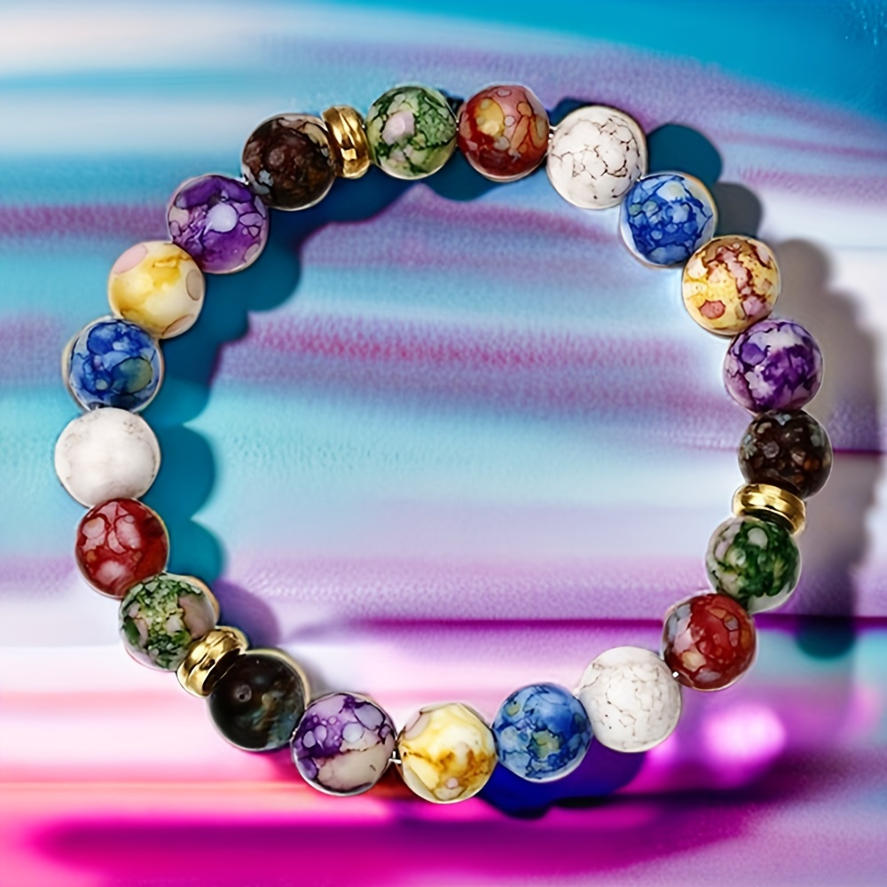 

A Handmade Diy Beaded Bracelet For Wear.
