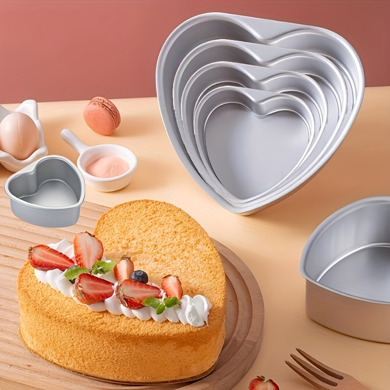 3pcs heart shaped cake pan loose bottom cake molds Temu