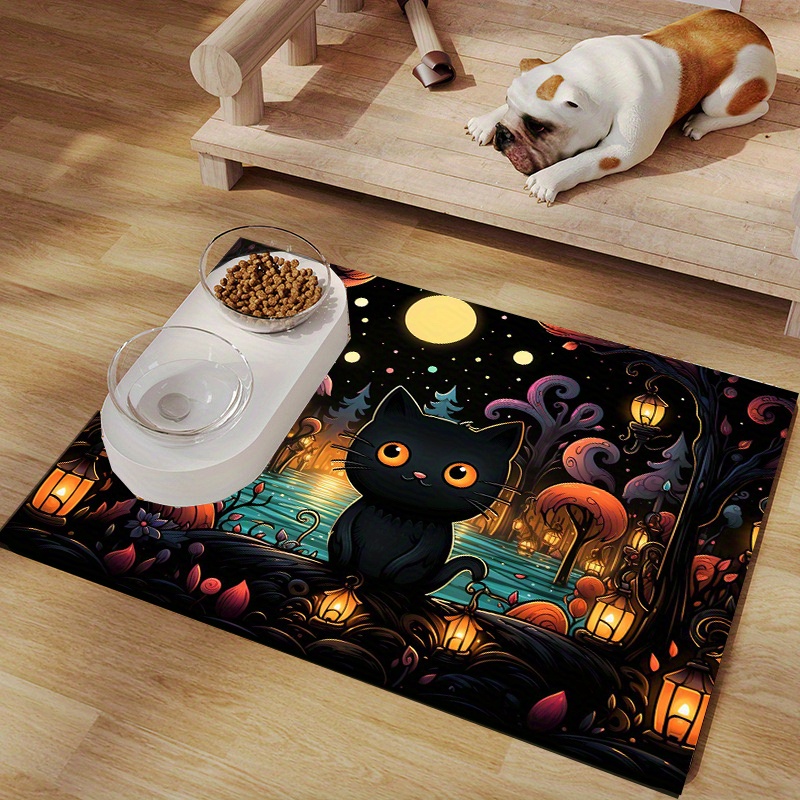 

1pc Pet Feeding Mat & - , -dry,