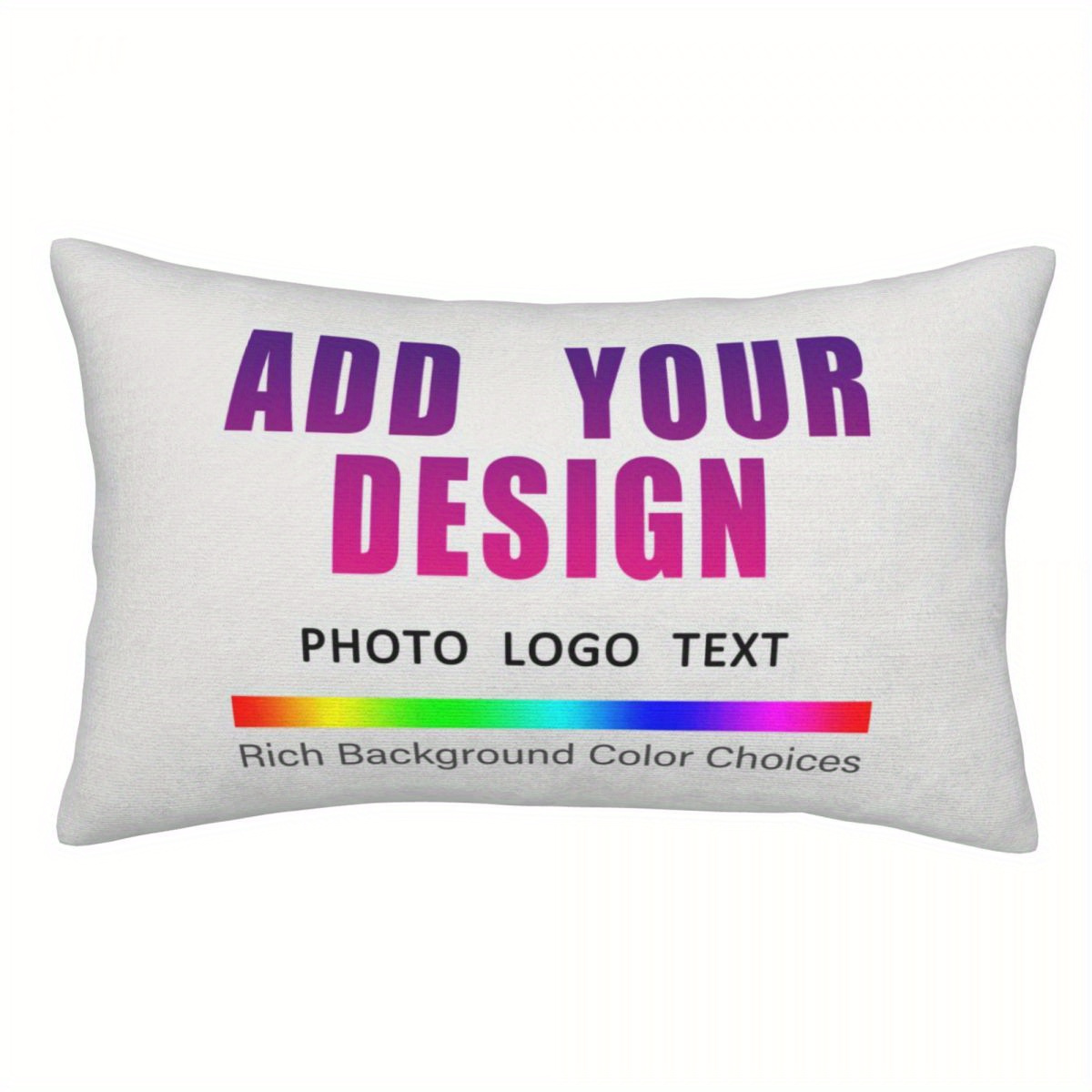 

Customizable Pillow Case - Personalized Design With Photo & Text, Soft Polyester Square Case For Birthday & Anniversary Gifts, Vintage Style, Hand Wash Only